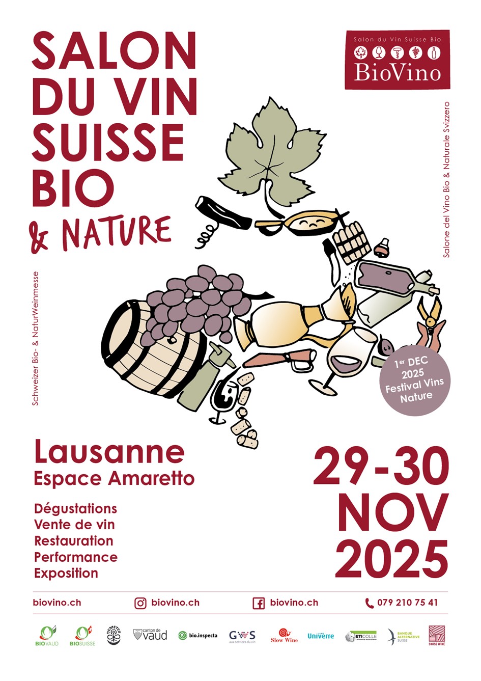 2025_Affiche BioVino salon Salon BioVino Affiche 2025
