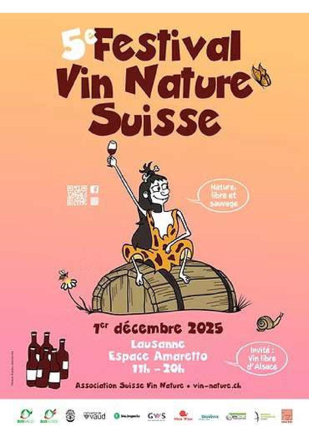 2025_Festival Vin Nature Lausanne affiche